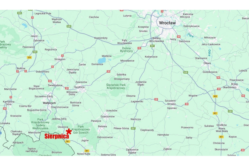 powiat wałbrzyski, Sierpnica, Zielone Wzgórze, Działki z MPZP-od 125 460,00-Sierpnica-Góry Sowie