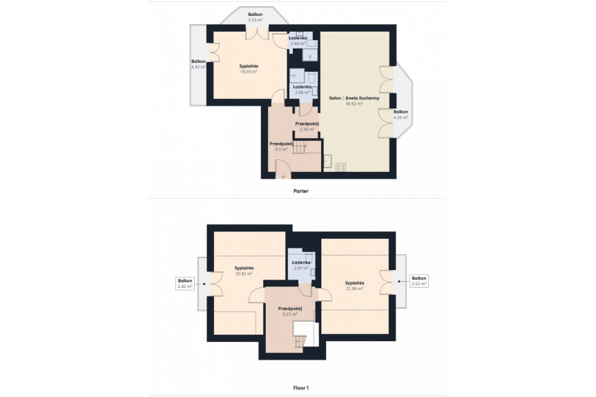 powiat jeleniogórski, Karpacz, Apartament z widokiem na Śnieżkę+ 5 balkonów