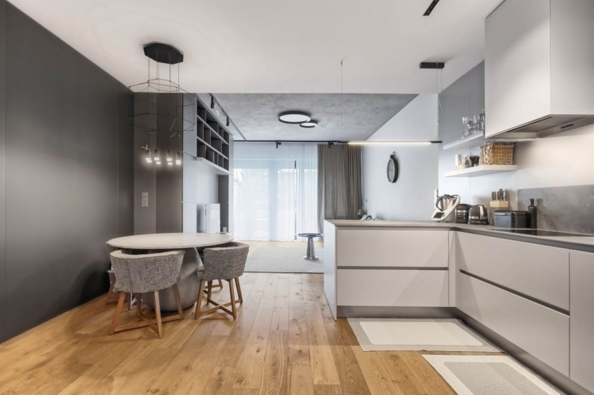Warszawa, Mokotów Stegny, Fort Piłsudskiego, Minimalistyczny apartament w Forcie Cze