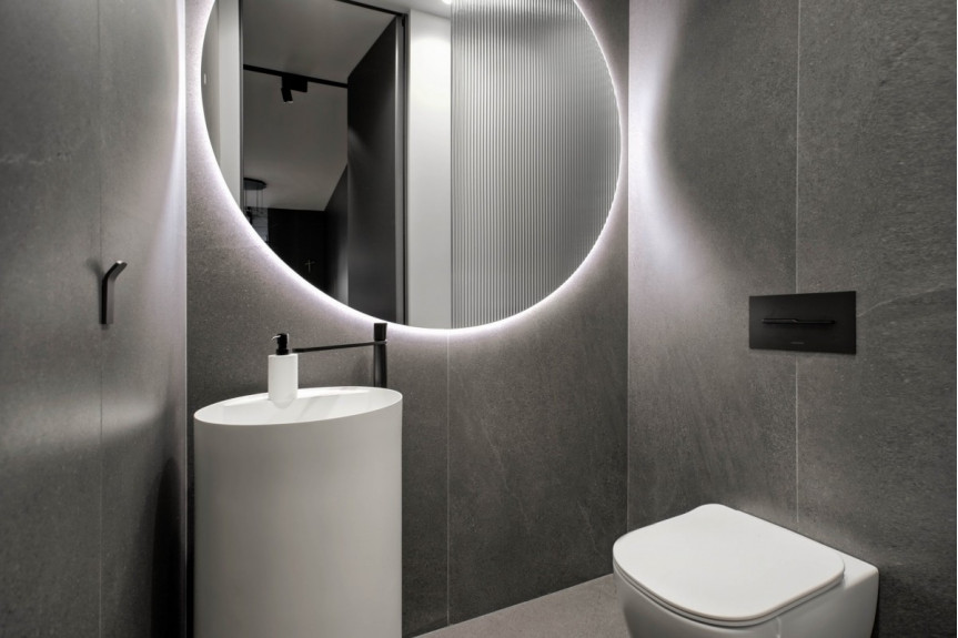 Warszawa, Mokotów Stegny, Fort Piłsudskiego, Minimalistyczny apartament w Forcie Cze