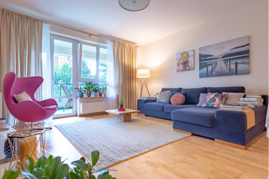 Warszawa, Mokotów, Etiudy Rewolucyjnej, Woronicza Park| Taras 18m²| Garderoba