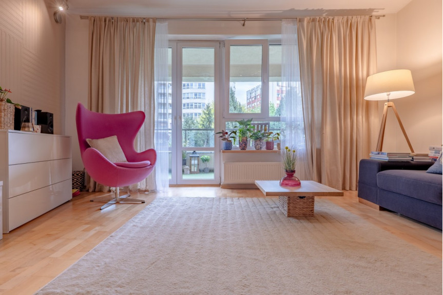 Warszawa, Mokotów, Etiudy Rewolucyjnej, Woronicza Park| Taras 18m²| Garderoba