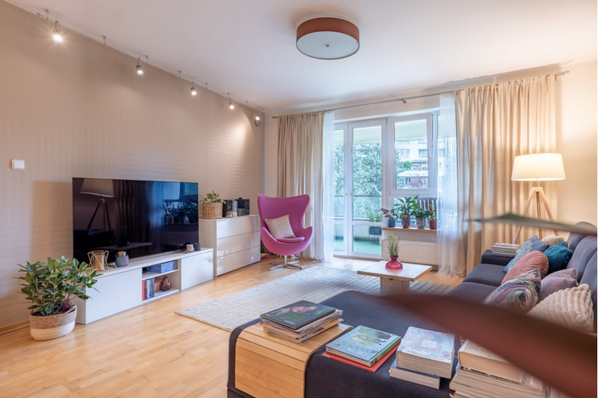 Warszawa, Mokotów, Etiudy Rewolucyjnej, Woronicza Park| Taras 18m²| Garderoba