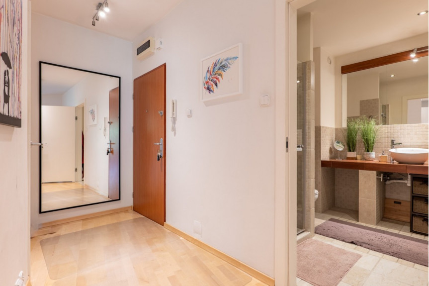 Warszawa, Mokotów, Etiudy Rewolucyjnej, Woronicza Park| Taras 18m²| Garderoba