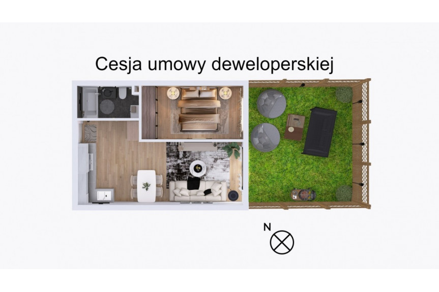 Warszawa, Białołęka, Dionizosa, Duży ogródek. Przeniesienie własności VI 2025