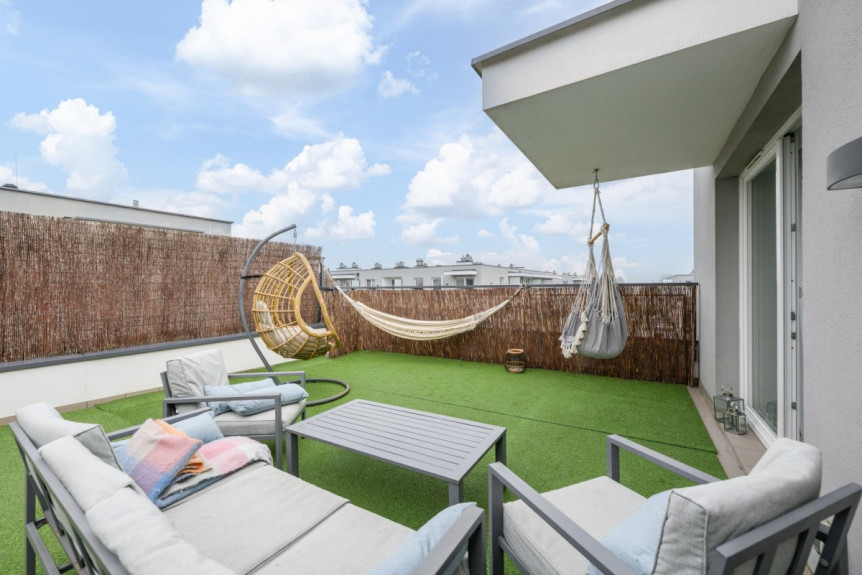 Warszawa, Białołęka, Daniszewska, Nowoczesne 3-pokojowe z tarasem 43 m² i balkonem!