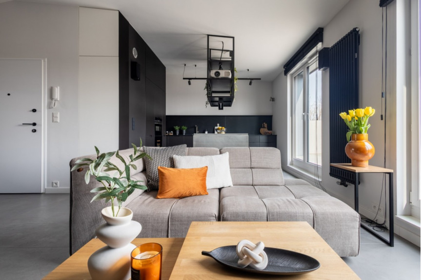 Warszawa, Bielany, Heroldów, NOWOCZESNY APARTAMENT W STYLU INDUSTRIALNYM