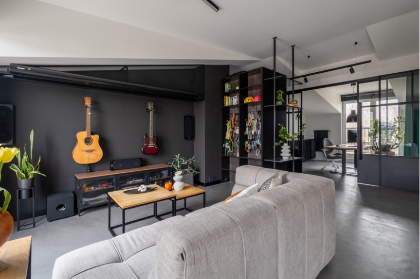 Warszawa, Bielany, Heroldów, NOWOCZESNY APARTAMENT W STYLU INDUSTRIALNYM