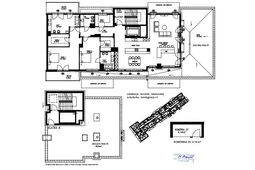 Warszawa, Bielany, Luksusowy penthouse na styku Bielan i Żoliborza.