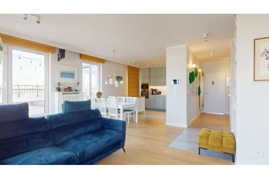 Warszawa, Praga-Południe, Gen. Tadeusza Bora-Komorowskiego, Luksusowy apartament(115m2) taras, widok, Gocław