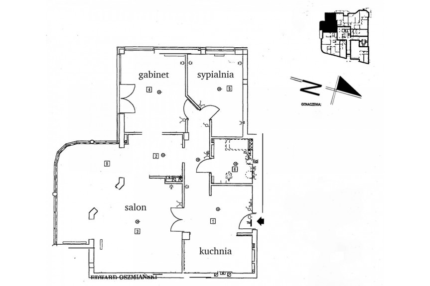 Warszawa, Mokotów Wierzbno, Tyniecka, 120 - metrowy apartament na Mokotowie