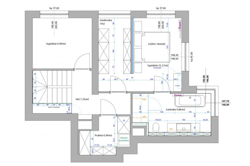 Warszawa, Wola, Jana Kazimierza, Elegancki dwupoziomowy apartament |2 Tarasy| Wola
