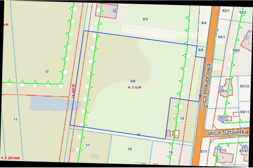Warszawa, Ursynów, Hołubcowa, Działka o pow.1,22 ha objęta MPZP
