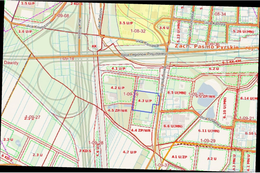 Warszawa, Ursynów, Hołubcowa, Działka o pow.1,22 ha objęta MPZP