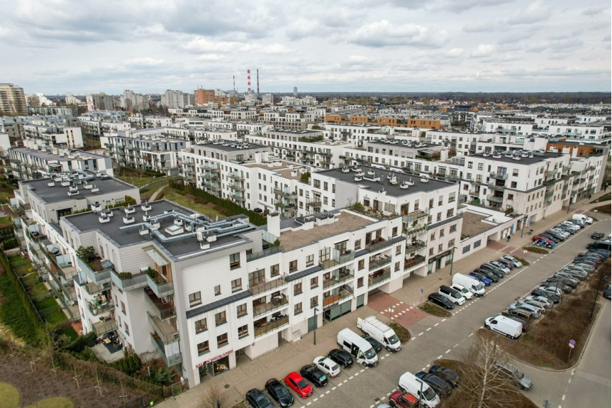Warszawa, Wilanów, Aleja Rzeczypospolitej, Nowoczesne 2 pokoje z balkonem, parking w cenie