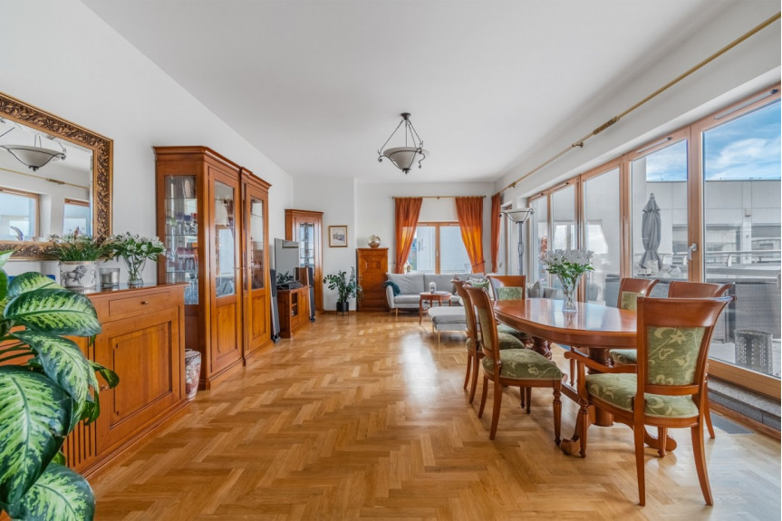 Warszawa, Mokotów, Biały Kamień, Penthouse z tarasem - osiedle Eko Park przy parku