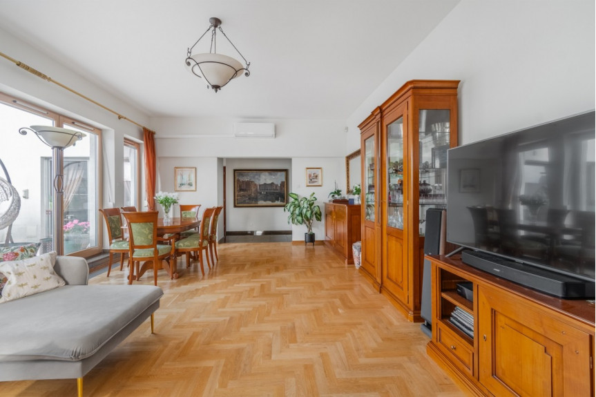 Warszawa, Mokotów, Biały Kamień, Penthouse z tarasem - osiedle Eko Park przy parku