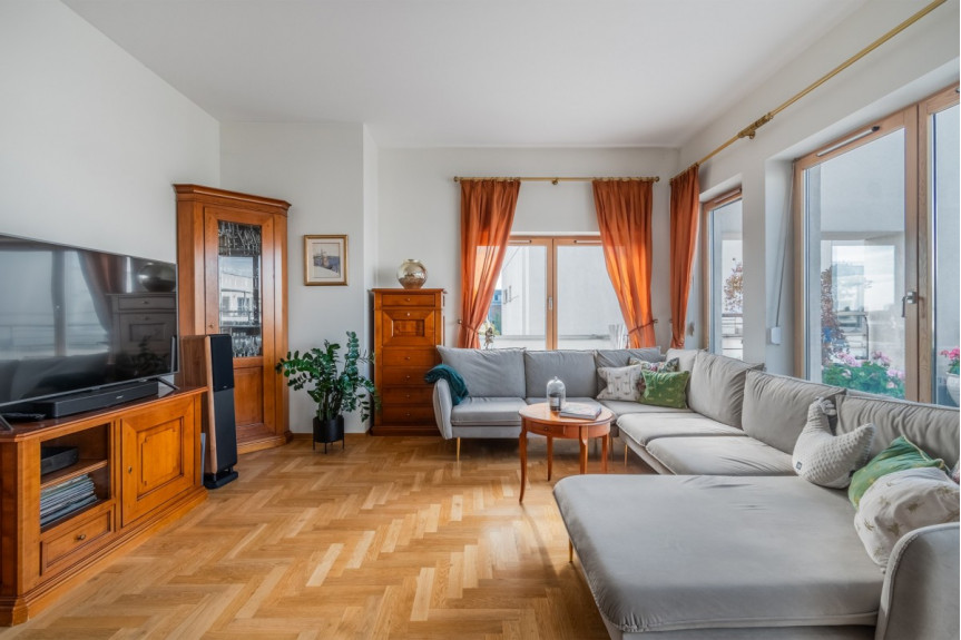 Warszawa, Mokotów, Biały Kamień, Penthouse z tarasem - osiedle Eko Park przy parku