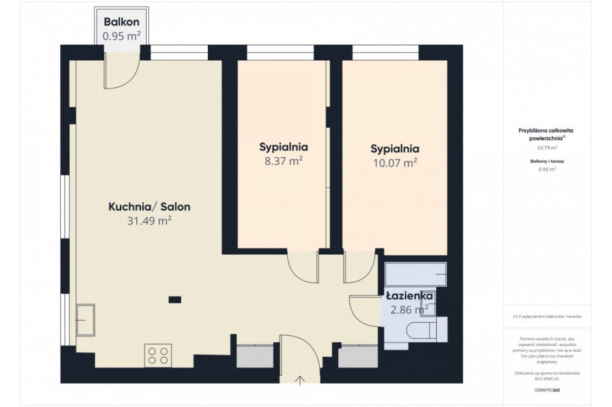 Warszawa, Mokotów Sadyba, Św. Bonifacego, 3 pok. z możliwością 5 pokoi, 57m2