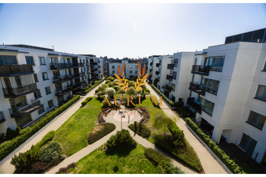 Warszawa, Wilanów, Aleksandra Gieysztora, Przytulny 2pokojowy apartament na ostatnim piętrze