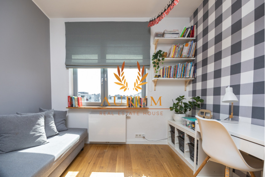 Warszawa, Wilanów, Aleksandra Gieysztora, Przytulny 2pokojowy apartament na ostatnim piętrze