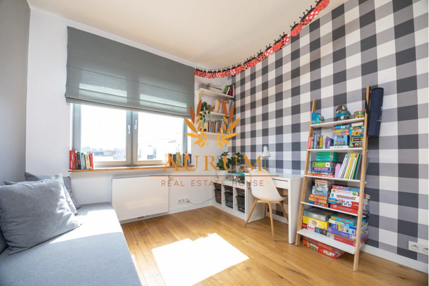 Warszawa, Wilanów, Aleksandra Gieysztora, Przytulny 2pokojowy apartament na ostatnim piętrze