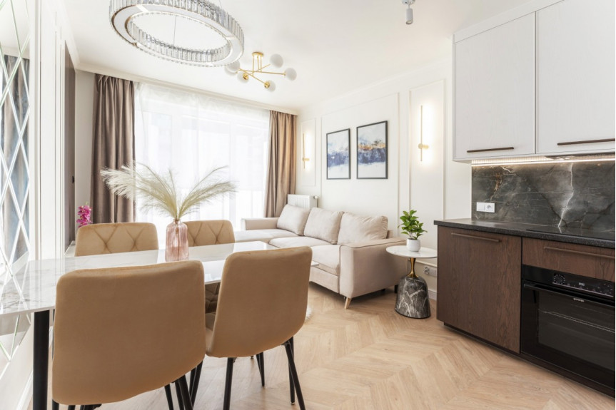 powiat Warszawa, Warszawa, Edwarda Habicha, 3-pokojowe mieszkanie, nowe, wykończone, 2 balkony