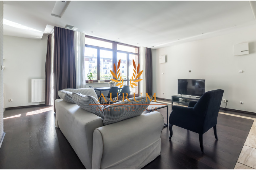 Warszawa, Wilanów, Sarmacka, Przestronny apartament do wynajęcia 88 m2