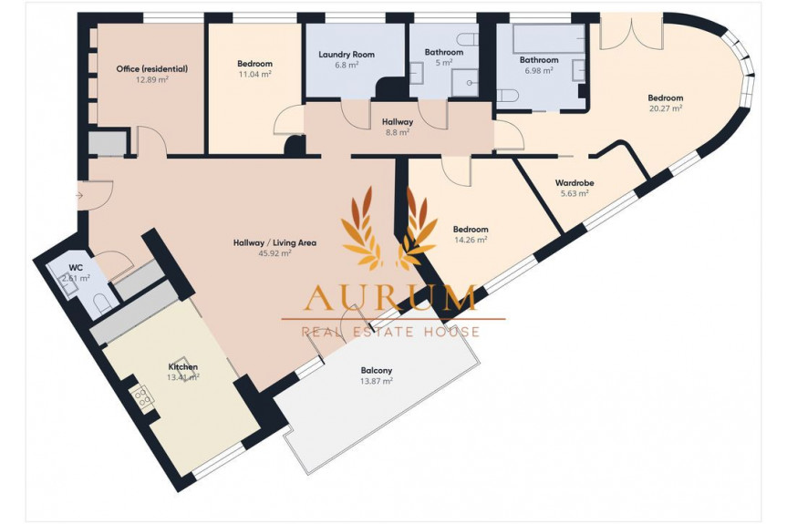 Warszawa, Mokot&oacute;w, Jaśminowa, Ekskluzywny - 160 m2 apartament