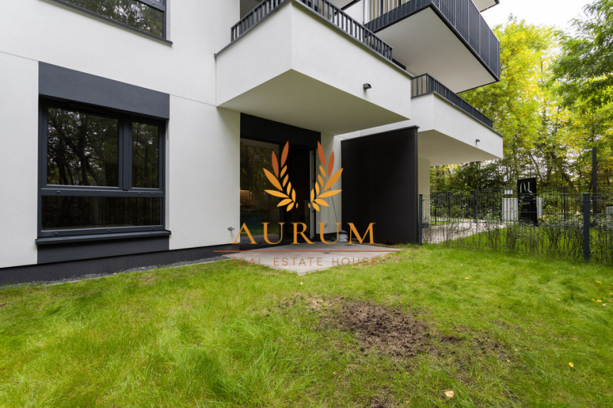 Warszawa, Ursyn&oacute;w, Nowy Służewiec, Mieszkanie z ogr&oacute;dkiem - 40 m2