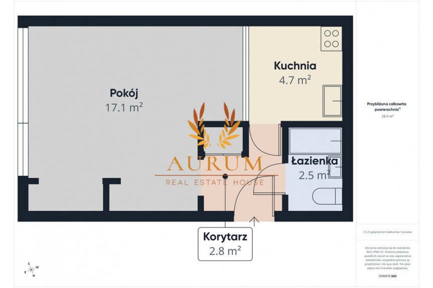 Warszawa, Walerego Sławka, Ciekawa kawalerka do własnej aranżacji