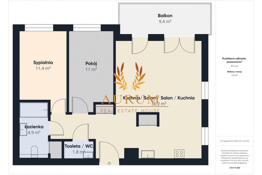 Warszawa, Wilan&oacute;w, Herbu Janina, Herbu Janina 3a I 3 pokoje I ostatnie piętro