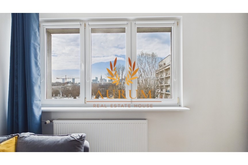 Warszawa, Śr&oacute;dmieście, Okrąg, Solec kawalerka z widokiem na city | blisko Wisły