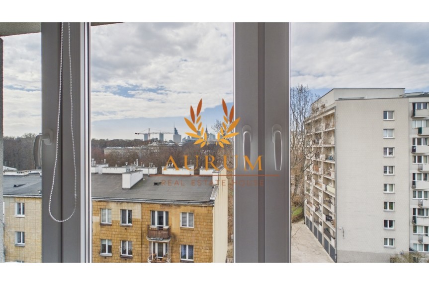 Warszawa, Śr&oacute;dmieście, Okrąg, Solec kawalerka z widokiem na city | blisko Wisły