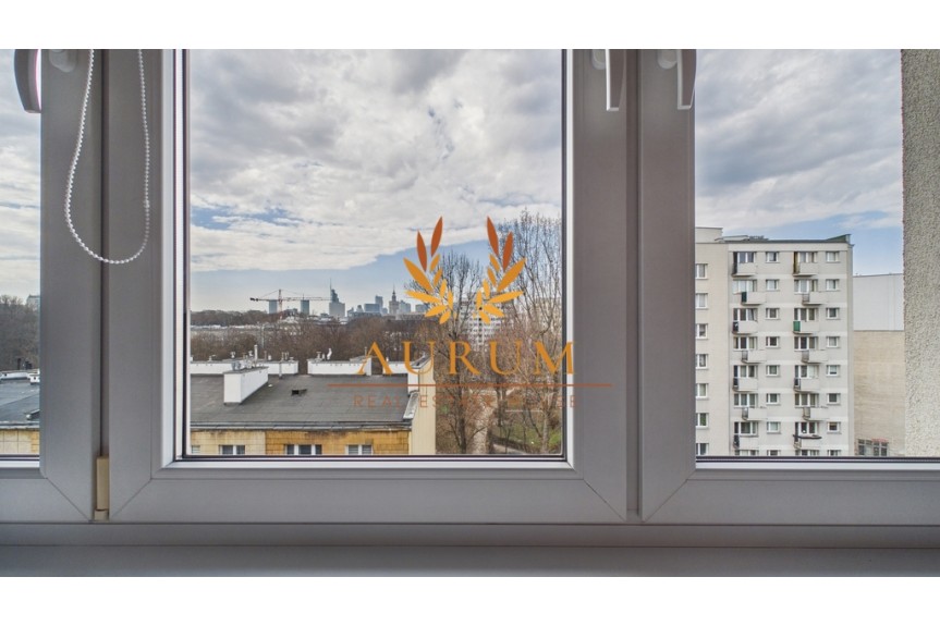 Warszawa, Śr&oacute;dmieście, Okrąg, Solec kawalerka z widokiem na city | blisko Wisły