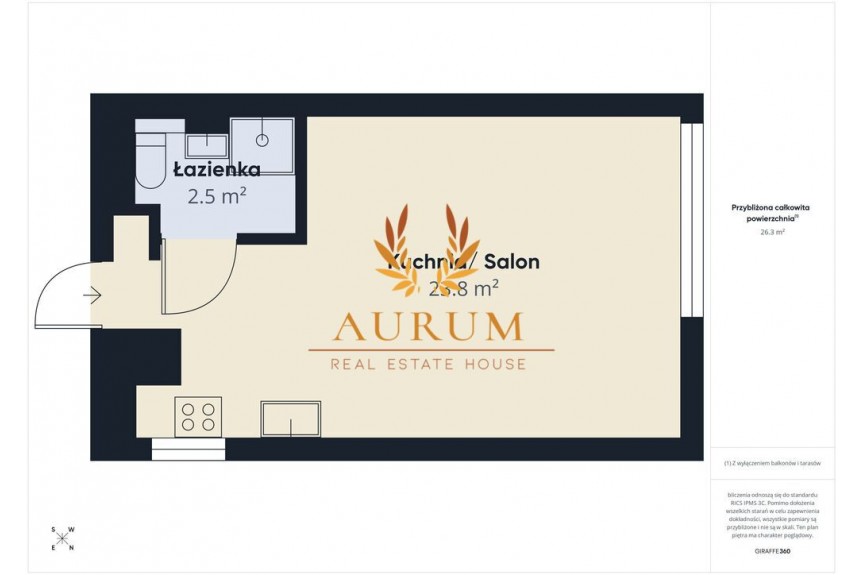 Warszawa, Śr&oacute;dmieście, Okrąg, Solec kawalerka z widokiem na city | blisko Wisły