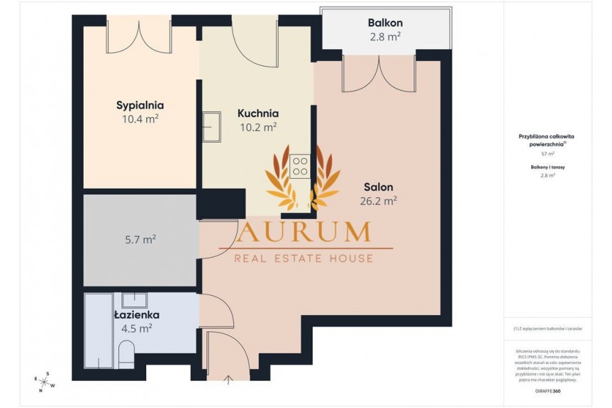 Warszawa, Wilan&oacute;w, Księdza Prymasa Augusta Hlonda, Ostoja Wilan&oacute;w 57m2 Potencjał 3 pokoi