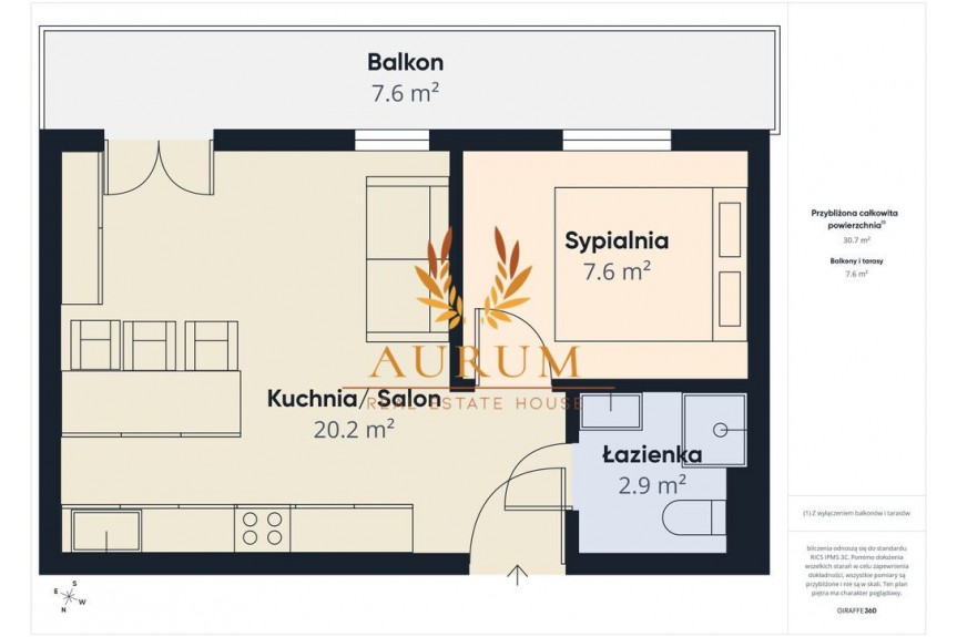 Warszawa, Praga-Południe, Mińska, Nowe 2 pokoje| SOHO I balkon na długość mieszkania