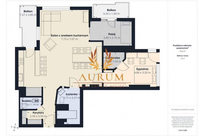 Warszawa, Wilan&oacute;w, Aleja Wilanowska, Jasny, narożny apartament | 2 balkony | duże miejsce postojowe